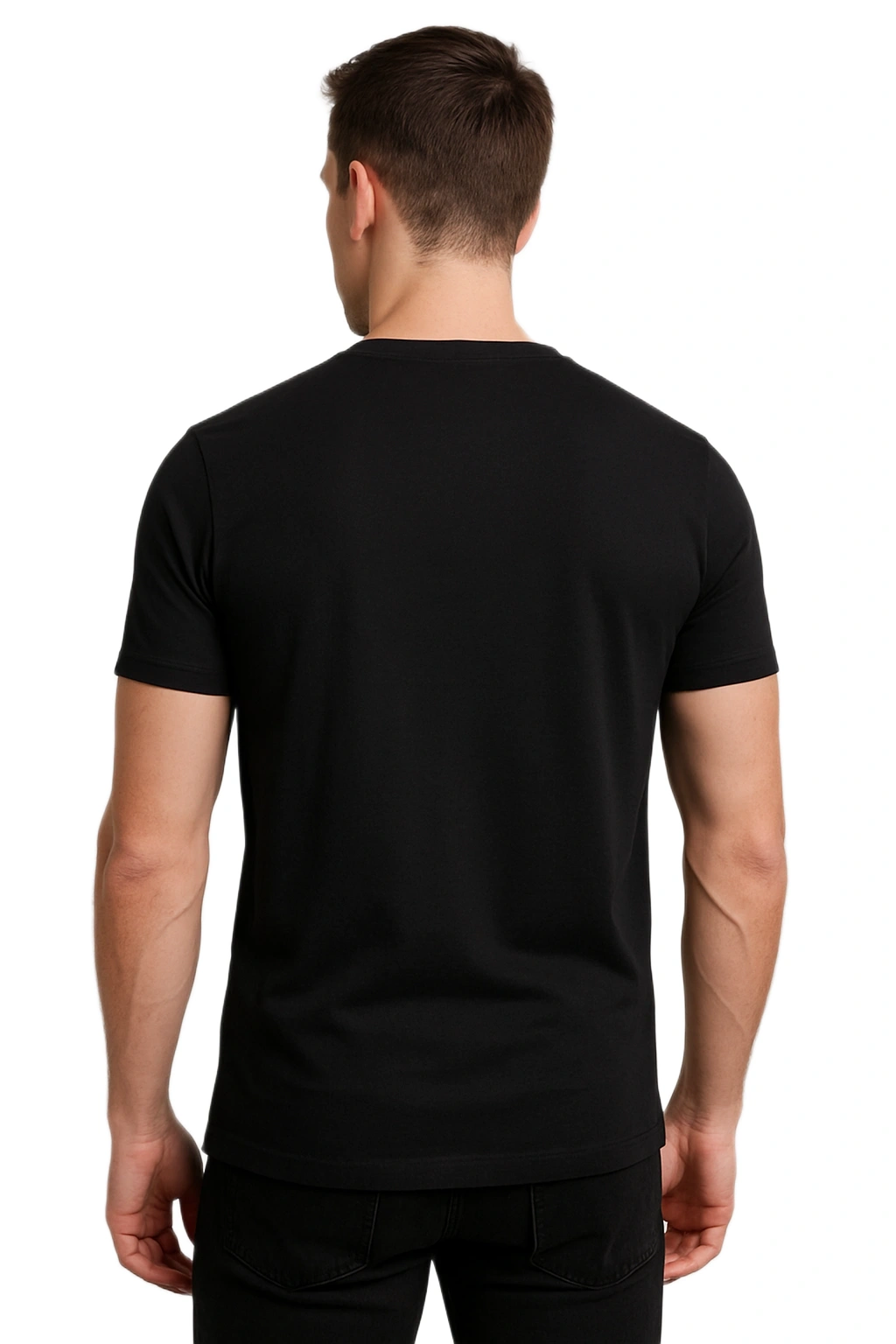 Men's V-Neck Modal Fabric T-Shirt – Ultra Soft & Breathable 2 Men's V-Neck Modal Fabric T-Shirt – Ultra Soft & Breathable - Image 2