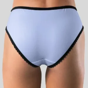 Seamless Mid-Rise Briefs with Scalloped Trim