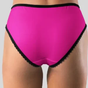 Seamless Mid-Rise Briefs with Scalloped Trim