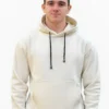 Men's Premium Cotton Fleece Hoodie with Artistic Graphic Back Print