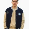 Men’s Letterman Varsity Jacket – Winter Warm College Look