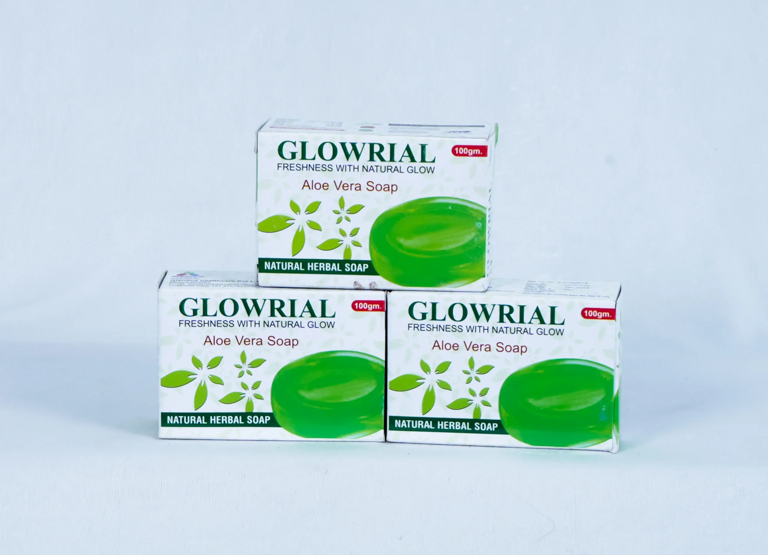 Glowrial Aloe Vera Herbal Soap – 100g | Natural Skin Hydration & Glow | Soothing Gel-Based Ayurvedic Soap | Paraben-Free 2 Glowrial Aloe Vera Herbal Soap – 100g | Natural Skin Hydration & Glow | Soothing Gel-Based Ayurvedic Soap | Paraben-Free - Image 2