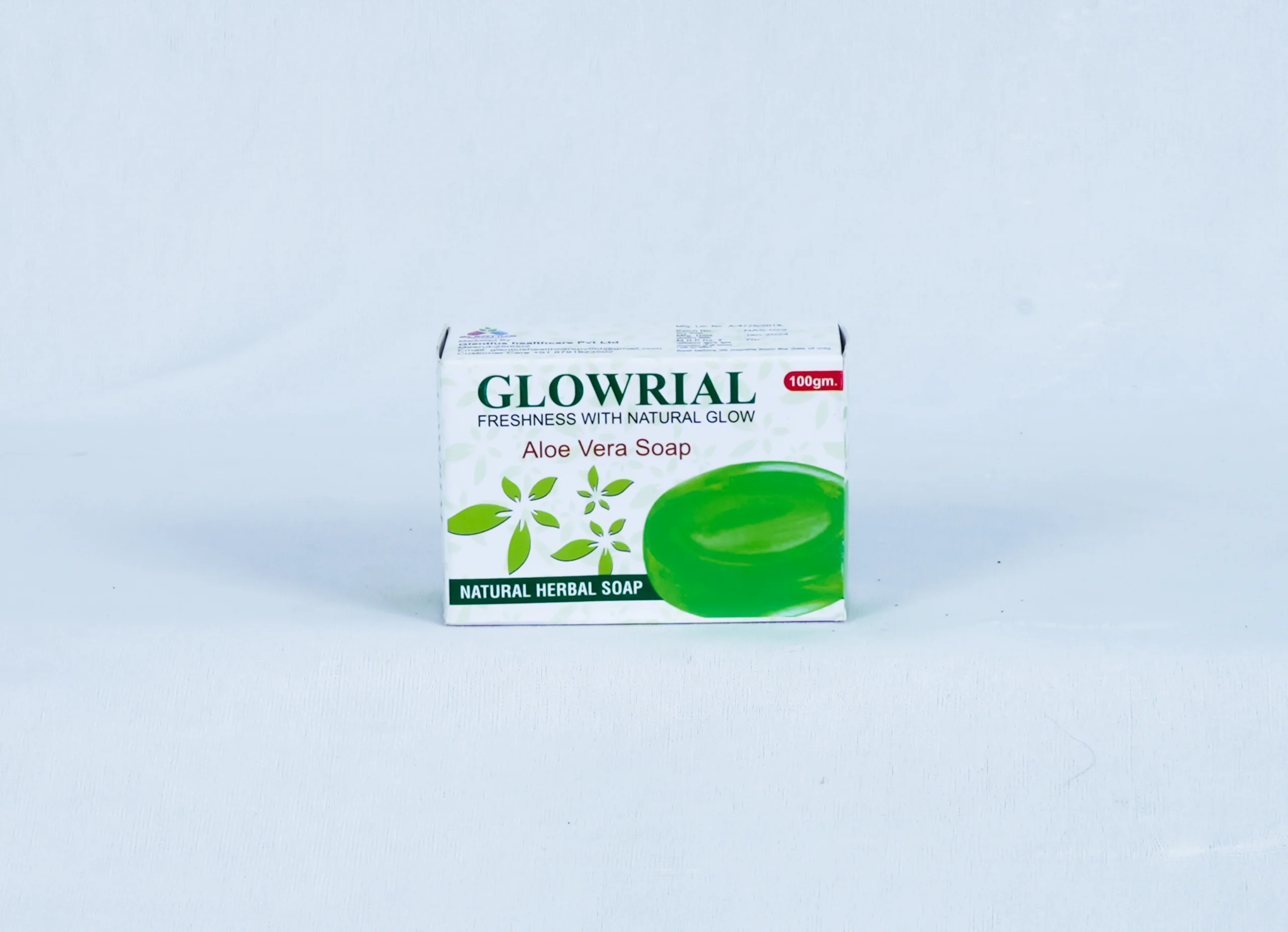 Glowrial Aloe Vera Herbal Soap – 100g | Natural Skin Hydration & Glow | Soothing Gel-Based Ayurvedic Soap | Paraben-Free 3 Glowrial Aloe Vera Herbal Soap – 100g | Natural Skin Hydration & Glow | Soothing Gel-Based Ayurvedic Soap | Paraben-Free - Image 3