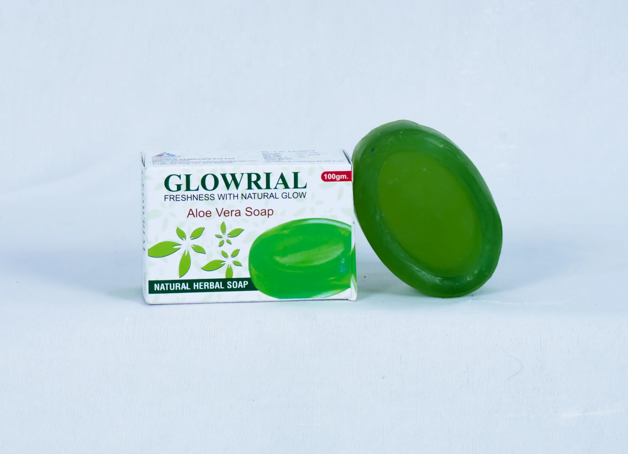 Glowrial Aloe Vera Herbal Soap – 100g | Natural Skin Hydration & Glow | Soothing Gel-Based Ayurvedic Soap | Paraben-Free 6 Glowrial Aloe Vera Herbal Soap – 100g | Natural Skin Hydration & Glow | Soothing Gel-Based Ayurvedic Soap | Paraben-Free - Image 6