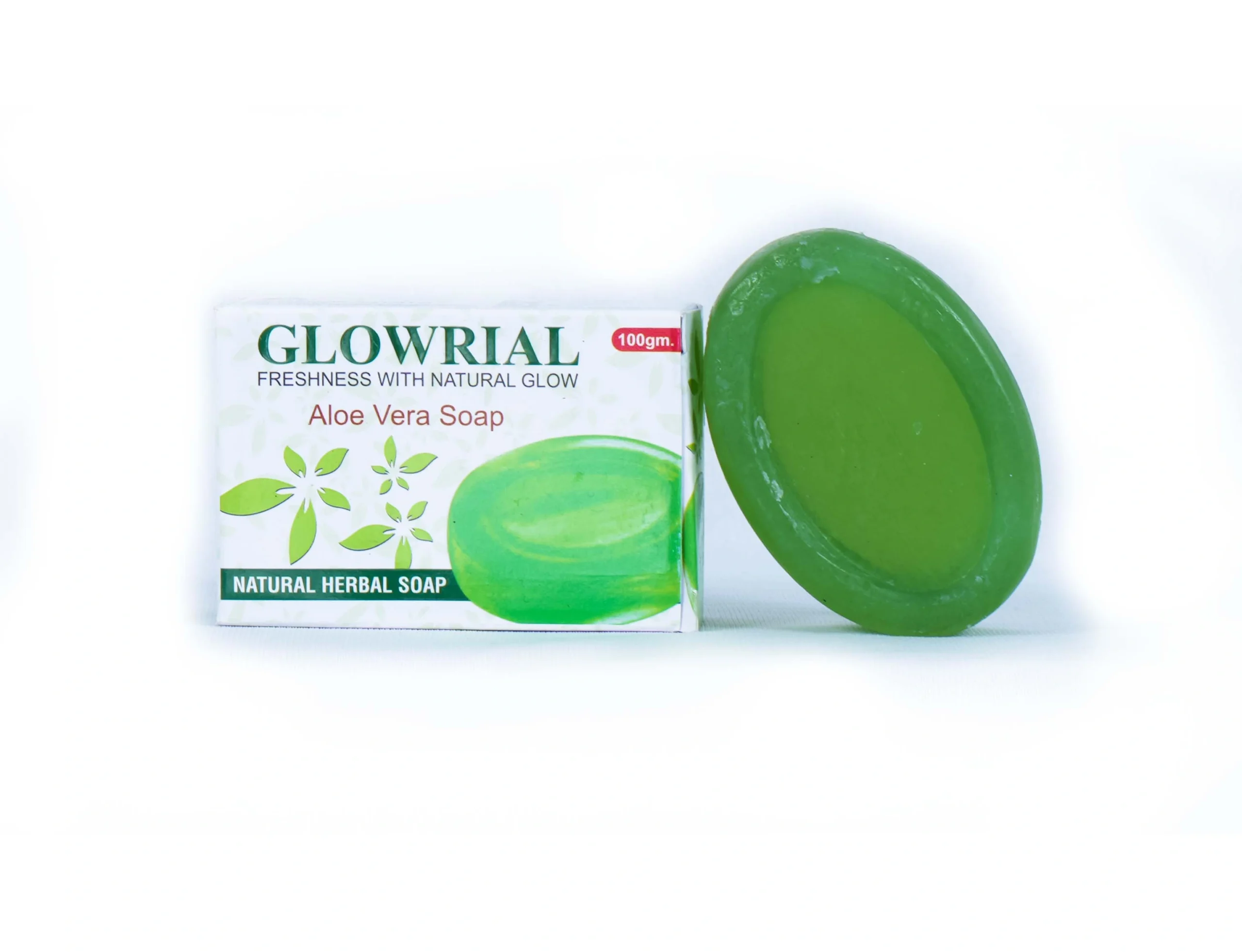 Glowrial Aloe Vera Herbal Soap – 100g | Natural Skin Hydration & Glow | Soothing Gel-Based Ayurvedic Soap | Paraben-Free 7 Glowrial Aloe Vera Herbal Soap – 100g | Natural Skin Hydration & Glow | Soothing Gel-Based Ayurvedic Soap | Paraben-Free - Image 7