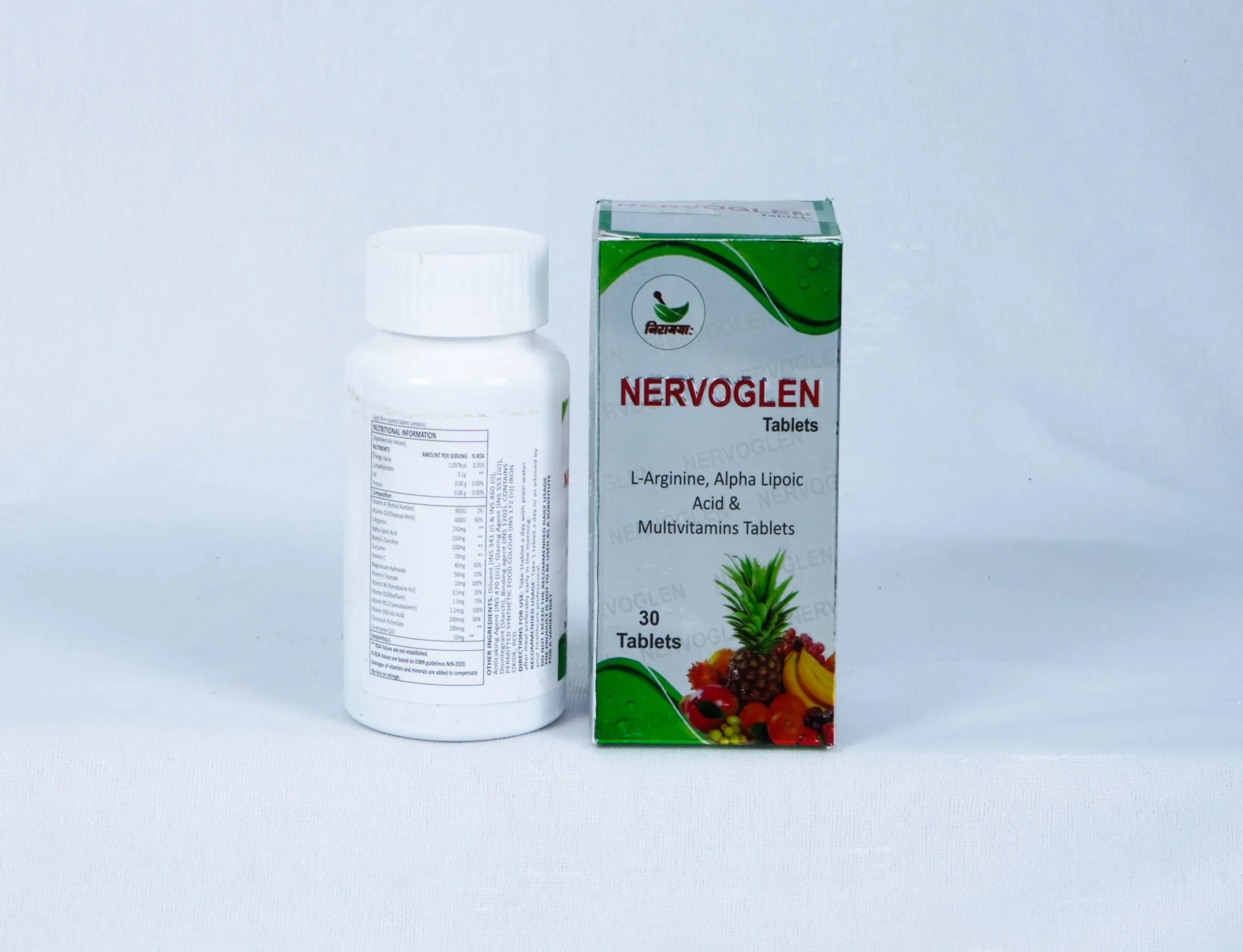 NERVOGLEN Tablets – 30 Tablets | L-Arginine, Alpha Lipoic Acid & Multivitamin Supplement for Nerve Health & Energy Boost 5 NERVOGLEN Tablets – 30 Tablets | L-Arginine, Alpha Lipoic Acid & Multivitamin Supplement for Nerve Health & Energy Boost - Image 5