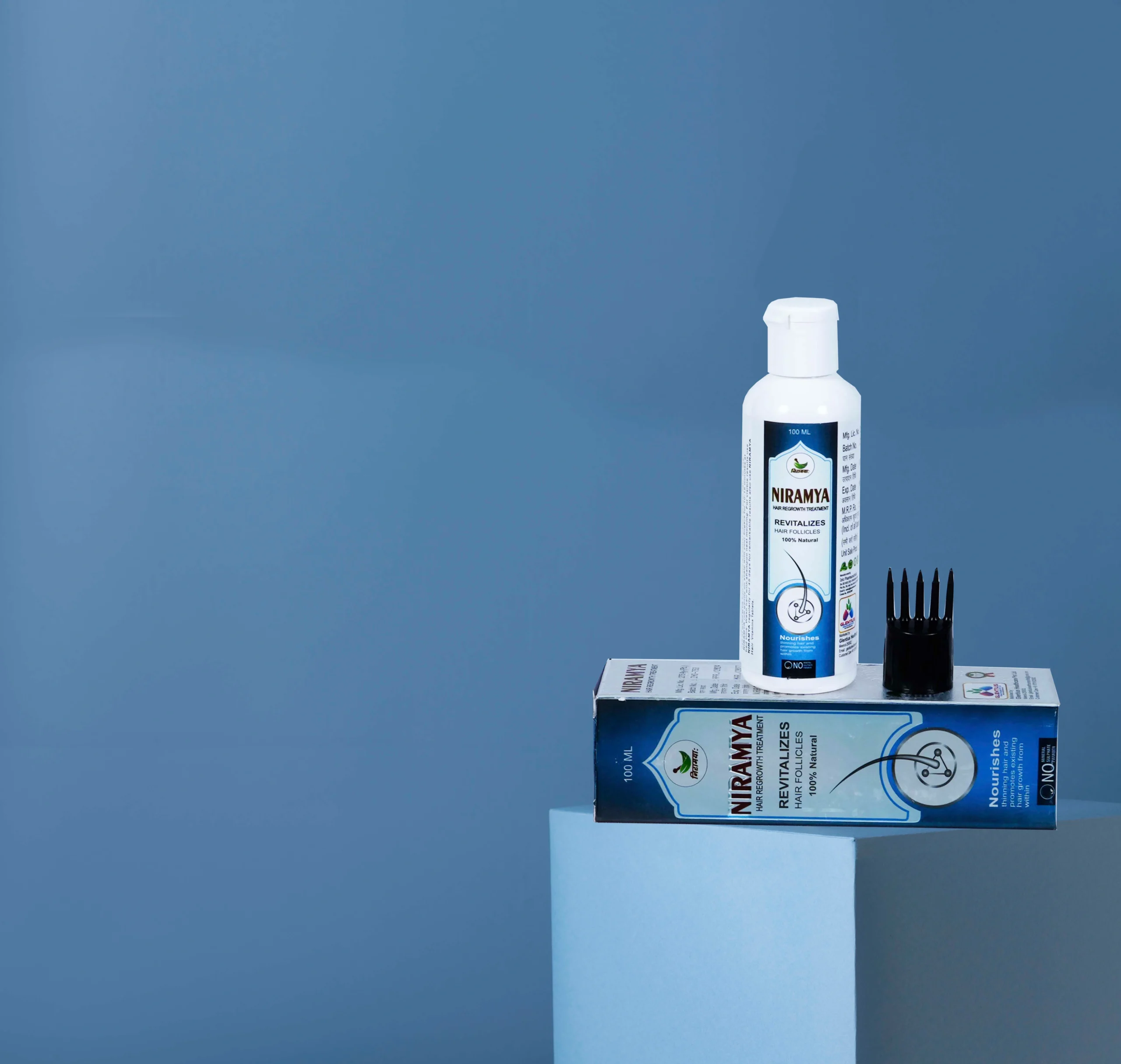 NIRAMYA Hair Regrowth Treatment – 100ml | Natural Solution to Revitalize Hair Follicles | Nourishes Thinning Hair | Paraben & Sulfate-Free 6 NIRAMYA Hair Regrowth Treatment – 100ml | Natural Solution to Revitalize Hair Follicles | Nourishes Thinning Hair | Paraben & Sulfate-Free - Image 6