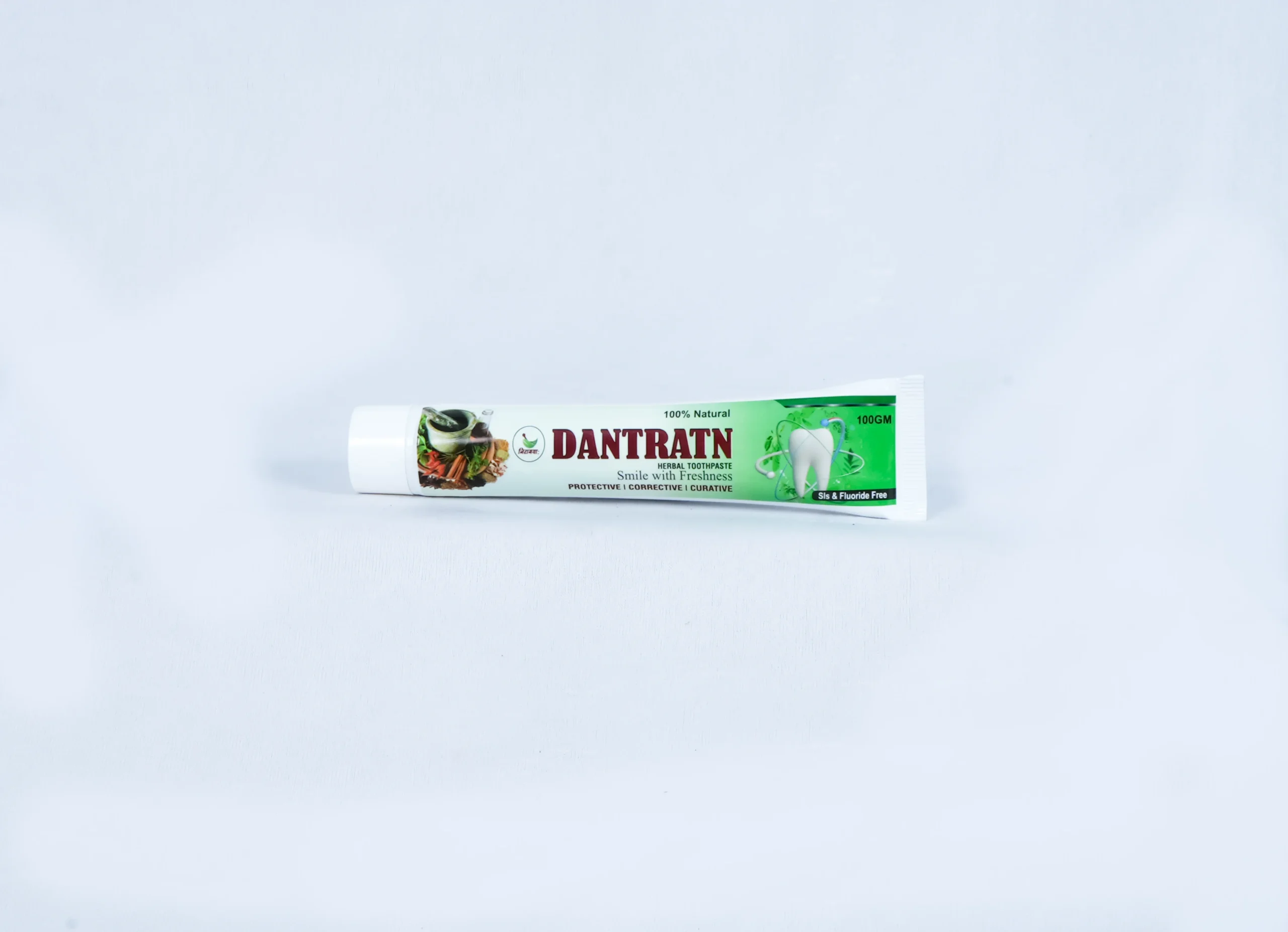 Dantratn Herbal Toothpaste – 100% Natural | Fluoride & SLS Free | 100g 5 Dantratn Herbal Toothpaste – 100% Natural | Fluoride & SLS Free | 100g - Image 5