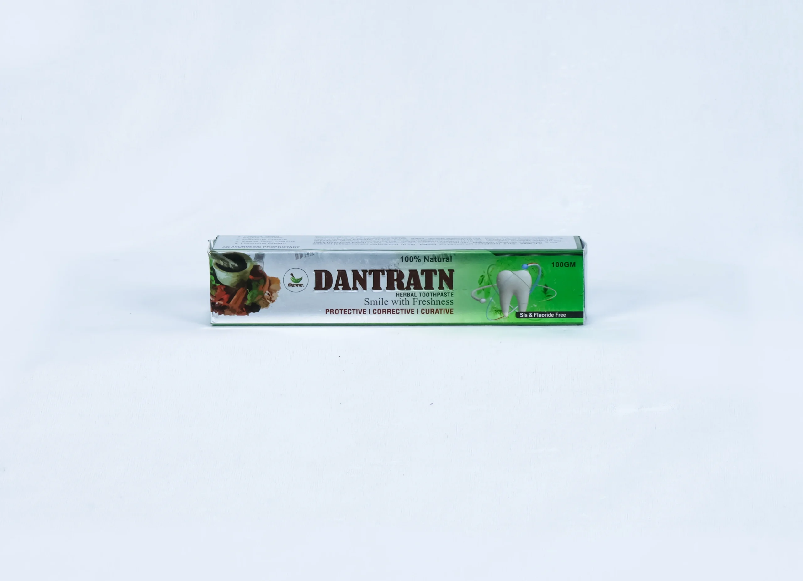 Dantratn Herbal Toothpaste – 100% Natural | Fluoride & SLS Free | 100g 7 Dantratn Herbal Toothpaste – 100% Natural | Fluoride & SLS Free | 100g - Image 7